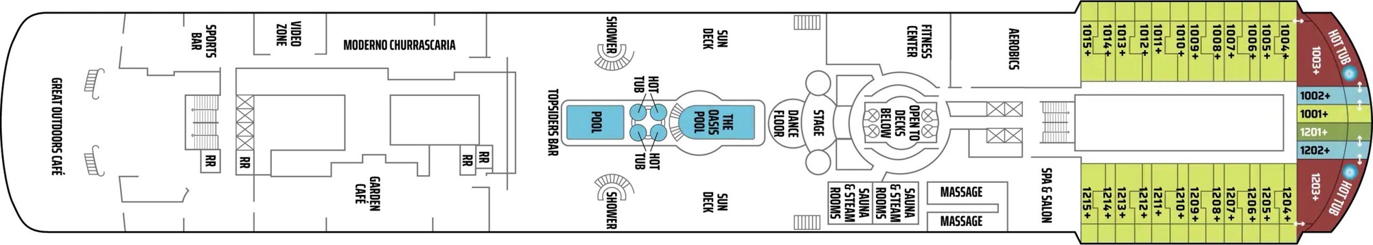 Pool Deck 11 plan